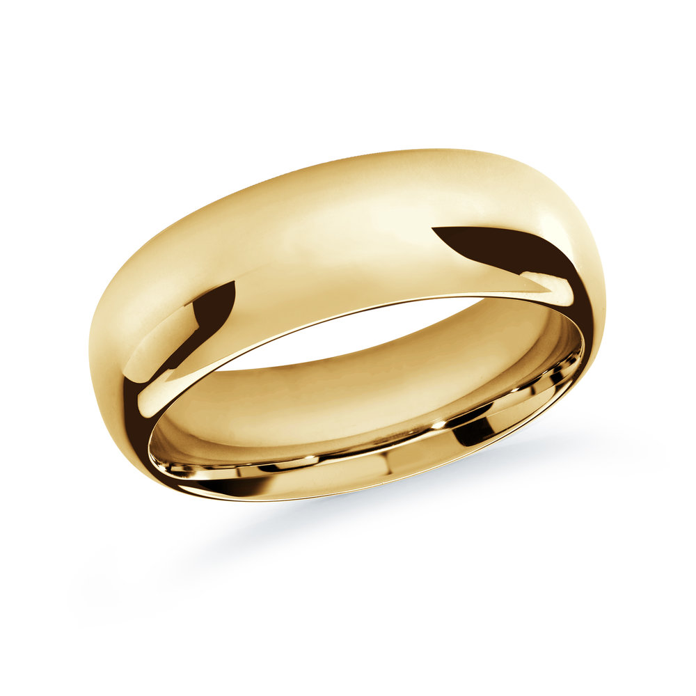 Yellow Gold Men's Ring Size 9mm (J-207-09YG)